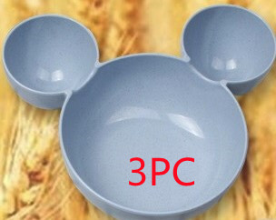 01d9c213-add5-48c4-8bd6-660966e81c83.jpg Wheat Straw, Children's Bowl, Cartoon, Wheat Chopsticks, Fork Spoon, Fruit Dish, Mickey's Bowl, Lovely Gift Set