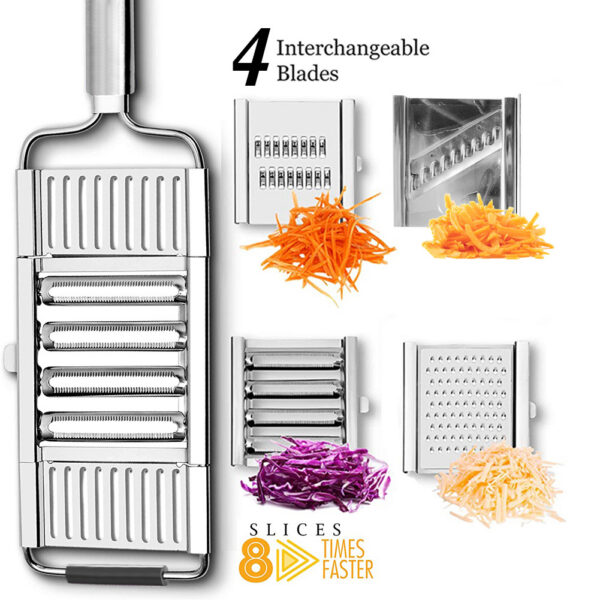1078697398022.jpg Stainless Steel Grater, Vegetable And Fruit Slicer, Peeler