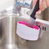 1533519240188-1.jpg Creative Kitchen Knife And Fork Chopsticks Cleaning Brush With Suction Cup Fruit And Vegetable Cleaning Brush Kitchen Cleaning Brush