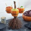 1613d4a1-ccc4-435f-a2a5-7283e51a670f.jpg Halloween Broom Pumpkin Snack Bowl Rack Decorations Home Decor
