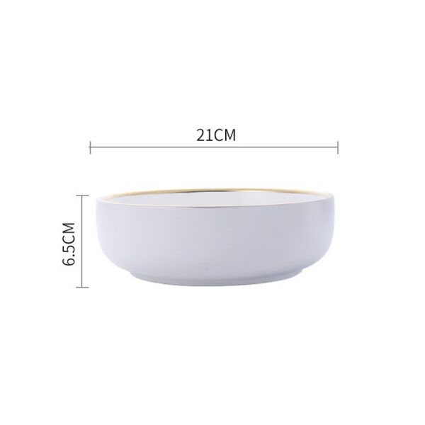 1618895898476.jpg Big Soup Bowl Rice Bowl About Household Ceramic Plate