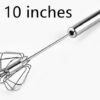 Stainless Steel Semi Automatic Egg Beater Kitchen Tools Hand Held