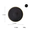 1650524418290.jpg Black crystal large plate ceramic plate home dessert plate round flat plate