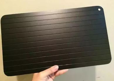 189595882801.png Fast Defrosting Tray Thaw Kitchen Quick Aluminum Thaw Plate