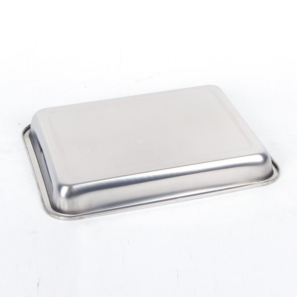 210057272521.jpg Stainless Steel Storage Trays Square Plate Thickening Pans Rectangular Tray Barbecue Deep Rice Dishes Bbq Kitchen Accessories