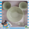 2313380536578.png Wheat Straw, Children's Bowl, Cartoon, Wheat Chopsticks, Fork Spoon, Fruit Dish, Mickey's Bowl, Lovely Gift Set