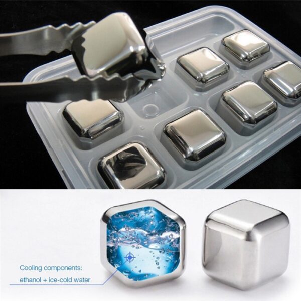 2412322407672.jpg Ice Cubes Set Herbruikbare Chilling Stones Voor Whiskey Cooling Cube Koelen Rots Party Bar Tool