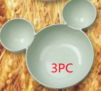 30cd48b9-b51d-496f-89e1-09f8e31fe5ff.jpg Wheat Straw, Children's Bowl, Cartoon, Wheat Chopsticks, Fork Spoon, Fruit Dish, Mickey's Bowl, Lovely Gift Set
