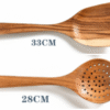 Teak Natural Wood Tableware Spoon Ladle Turner Rice Colander Soup Skimmer Cooking Tool Sets Spoon Scoop Kitchen Tools Gadgets