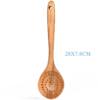 Teak Natural Wood Tableware Spoon Ladle Turner Rice Colander Soup Skimmer Cooking Tool Sets Spoon Scoop Kitchen Tools Gadgets