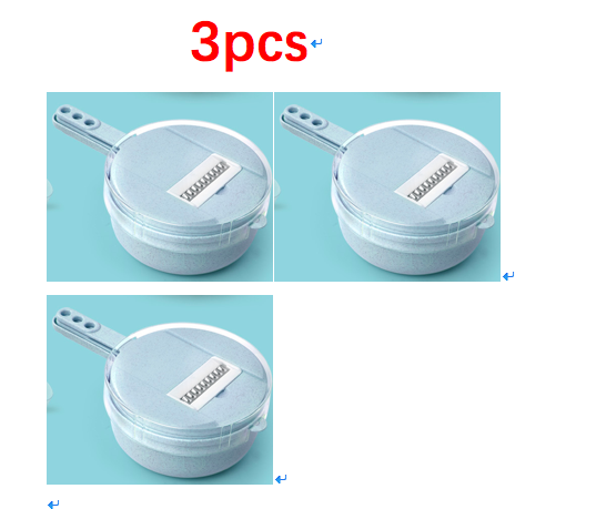 8 In 1 Mandoline Slicer Vegetable Slicer Potato Peeler Carrot Onion Grater With Strainer Vegetable Cutter Kitchen Accessories