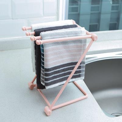 43746585294.jpg Foldable Dishcloth Shelf Kitchen Accessories Gadget Organizer