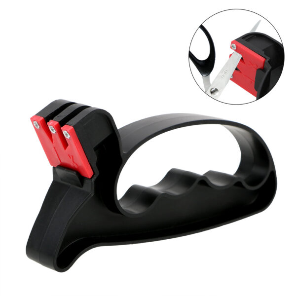 57c78e91-e176-4c84-ba66-c0dae12d7a95.jpg Knife Sharpener Handheld Scissor Blade Sharpening Convenient Kitchen Tools Grindstone 2 In 1 Kitchen Gadgets