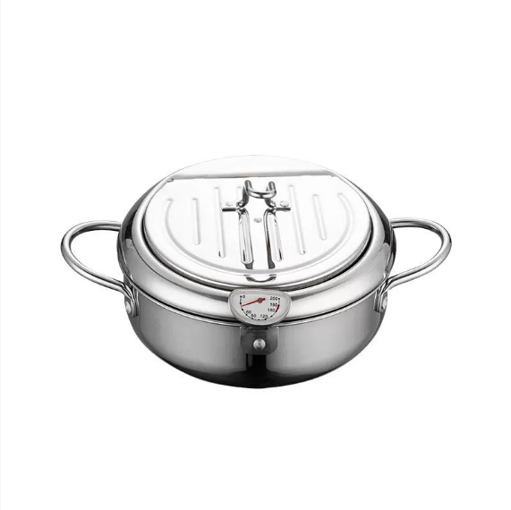 Stainless Steel Telescopic Folding Basket Frying Basket French Fries Degreasing Kitchen Tool