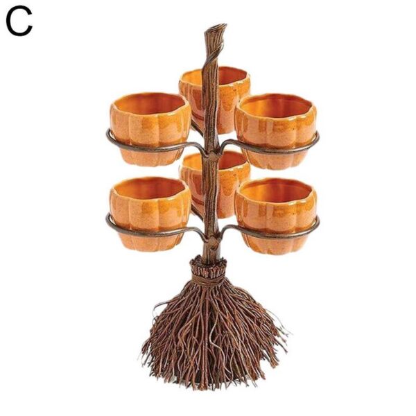 7edce438-186c-45aa-ae9c-9536de28b4d6.jpg Halloween Broom Pumpkin Snack Bowl Rack Decorations Home Decor
