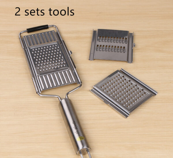 802897604146.jpg Stainless Steel Grater, Vegetable And Fruit Slicer, Peeler