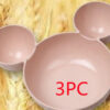 81e3f3d8-c268-4f50-8e38-de6c1b8f7e54.jpg Wheat Straw, Children's Bowl, Cartoon, Wheat Chopsticks, Fork Spoon, Fruit Dish, Mickey's Bowl, Lovely Gift Set