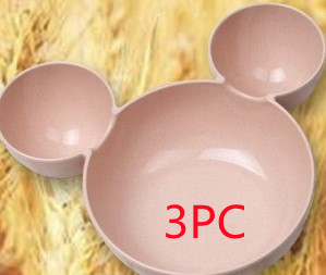 81e3f3d8-c268-4f50-8e38-de6c1b8f7e54.jpg Wheat Straw, Children's Bowl, Cartoon, Wheat Chopsticks, Fork Spoon, Fruit Dish, Mickey's Bowl, Lovely Gift Set