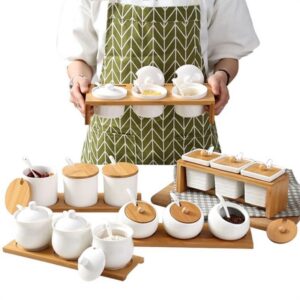 bfa16fb6-66af-491d-828b-858e9e155aca.jpg Seasoning Jar Seasoning Bottle Salt Monosodium Glutamate Seasoning Box Set Household