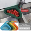 Household Sink Hanging Fruit And Vegetable Filter Water Drain Basket Kitchen Dry And Wet Separation Swan Drain Basket